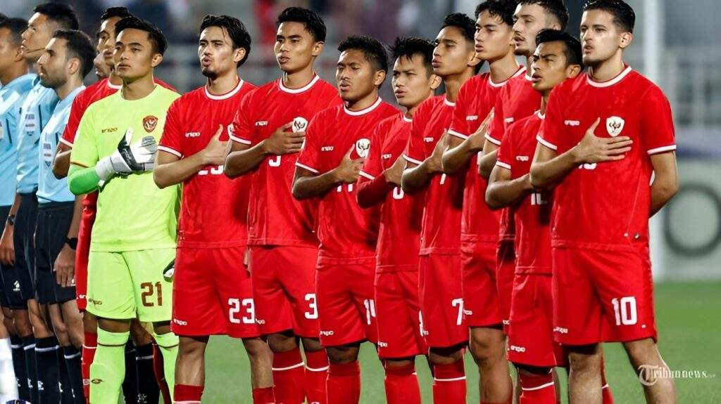 Foto: Pertandingan Semifinal Indonesia vs Uzbekistan pada Senin Malam (29/04/2024).
